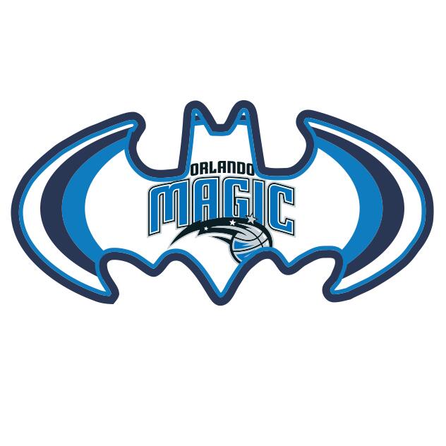 Orlando Magic Batman Logo DIY iron on transfer (heat transfer)